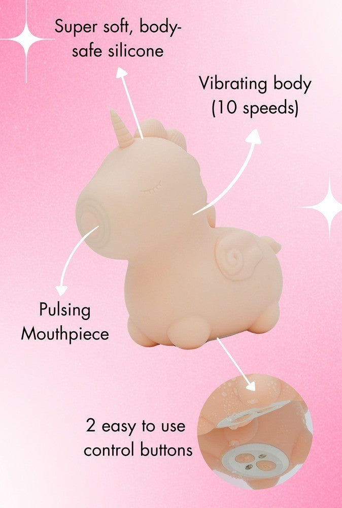 Unihorn Heart Throb Auflegevibrator (1 Stk)