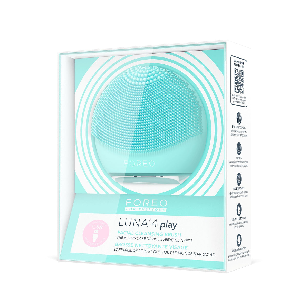FOREO Luna 4 play Gesichtsreinigungsbürste mint for you (1 Stk)