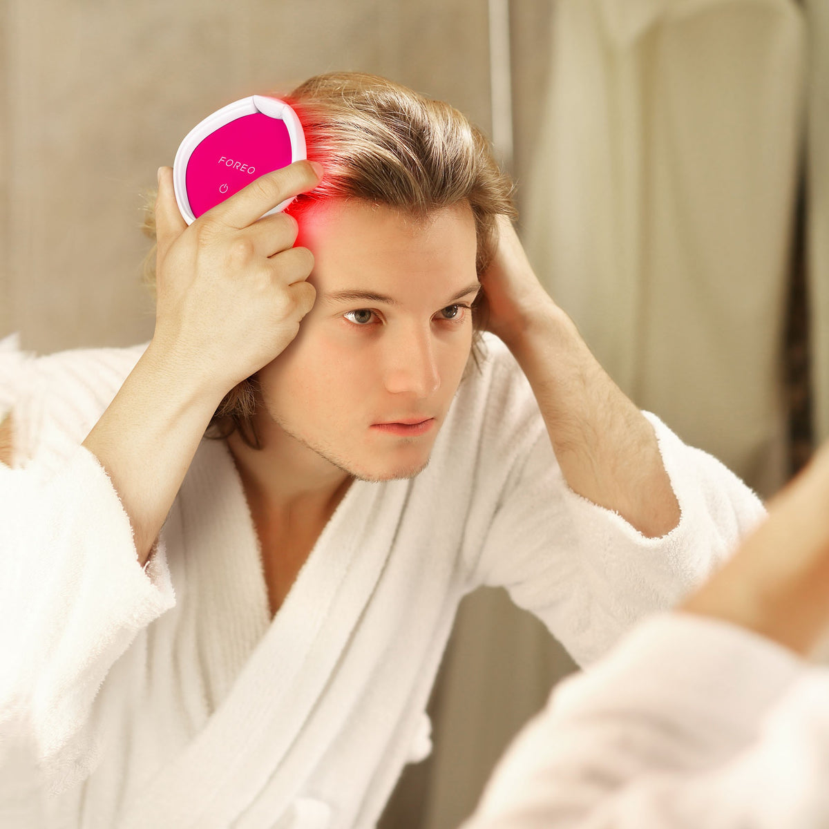 FOREO Flip Play 2-in-1 Haarbürste tickle me pink (1 Stk)