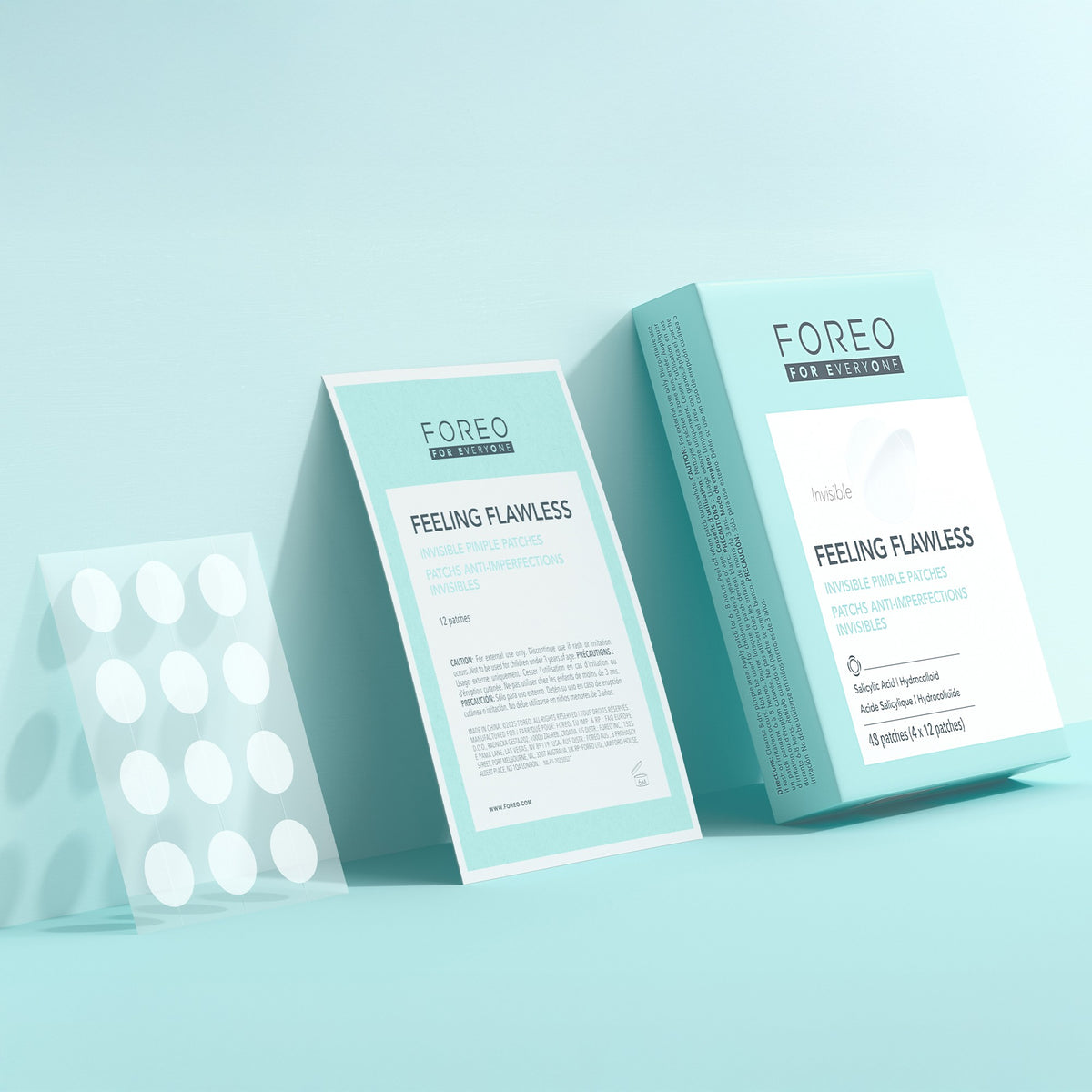 FOREO For EveryOne Feeling Flawless Unsichtbare Pimple Patches (48 Stk)
