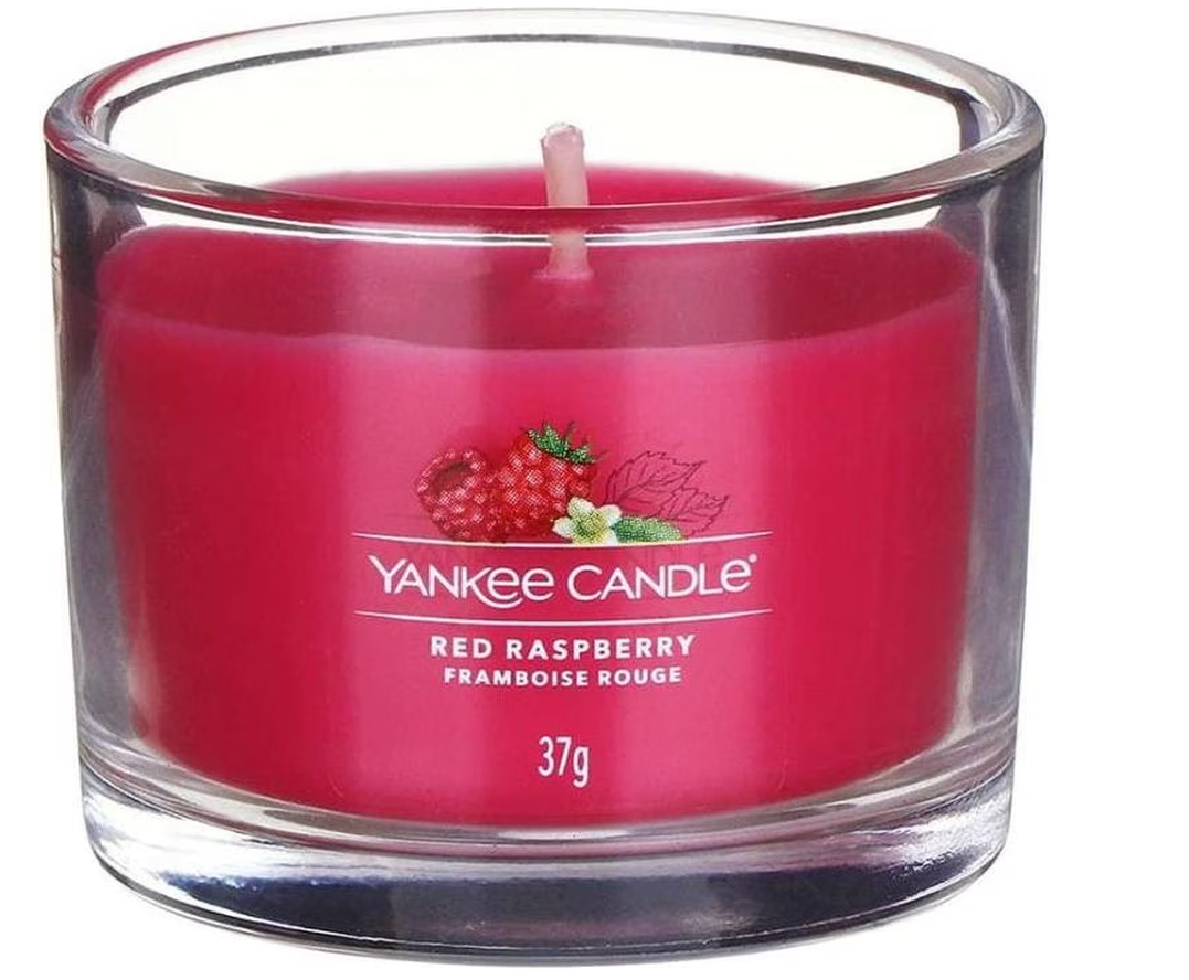 Yankee Candle Red Raspberry gefüllte Votivkerze (37g)