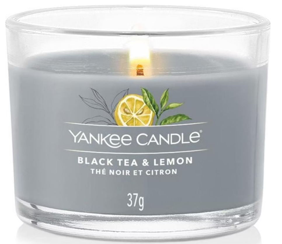Yankee Candle Black Tea & Lemon gefüllte Votivkerze (37g)