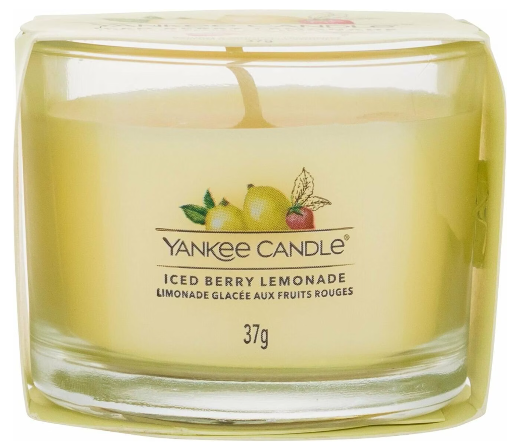 Yankee Candle Iced Berry Lemonade gefüllte Votivkerze (37g)