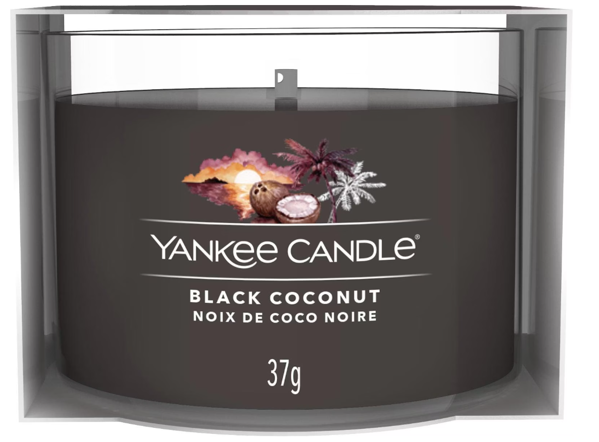 Yankee Candle Black Coconut gefüllte Votivkerze (37g)