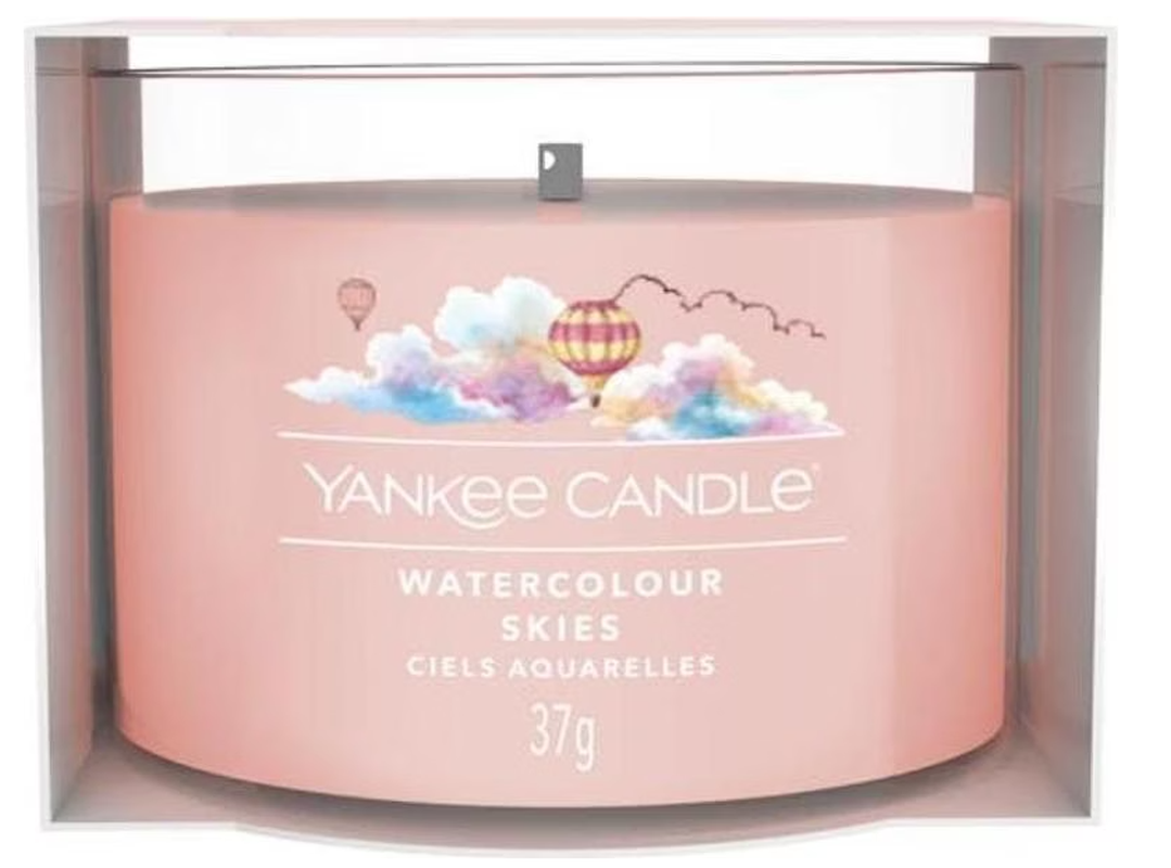 Yankee Candle Watercolour Skies gefüllte Votivkerze (37g)