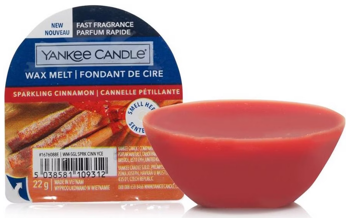 Yankee Candle Duftwachsplättchen Sparkling Cinnamon (1 Stk)