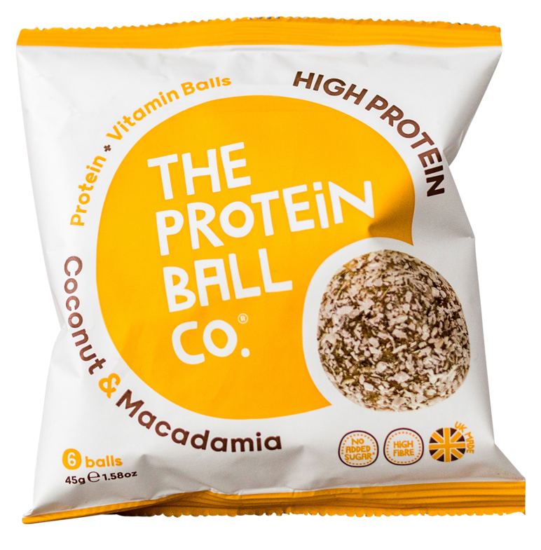 The Protein Ball Co. Protein Balls Coconut und Macadamia (45g)