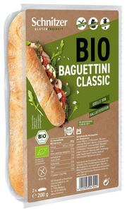 Schnitzer Bio Baguettini Classic hell, glutenfrei (200g)