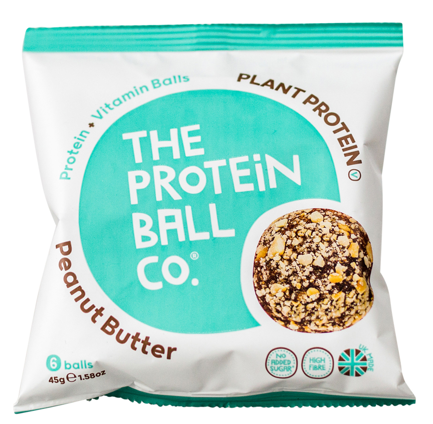 The Protein Ball Co. Protein Balls Peanut Butter mit Plant Protein (45g)