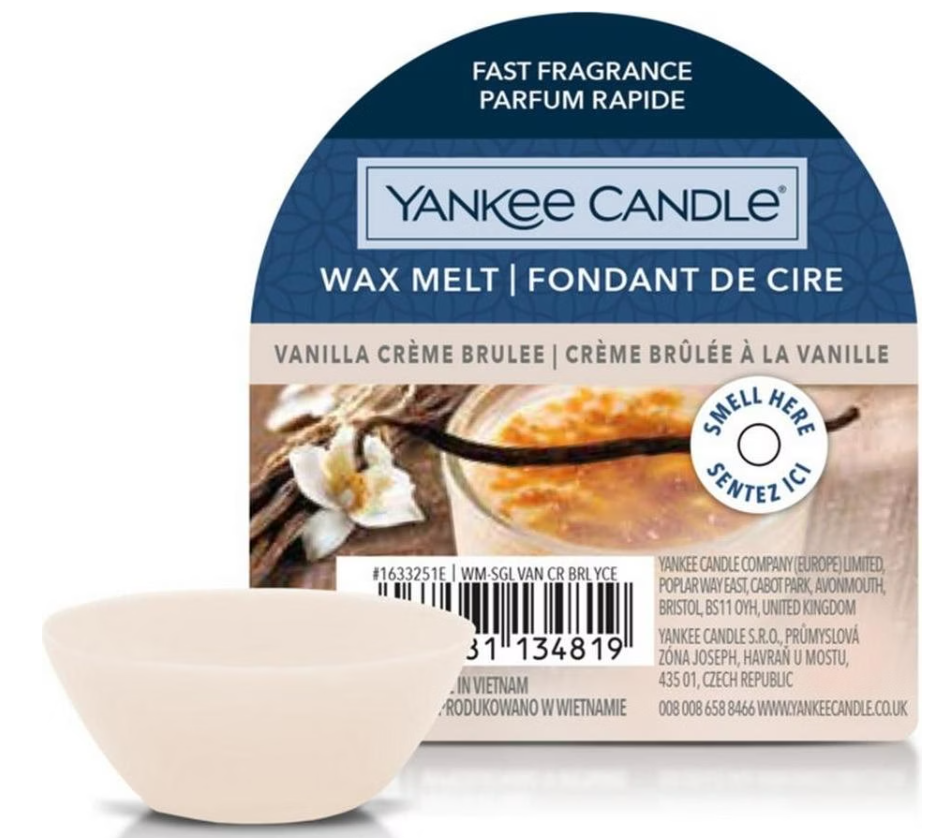 Yankee Candle Duftwachsplättchen Vanilla Crème Brûlée (1 Stk)