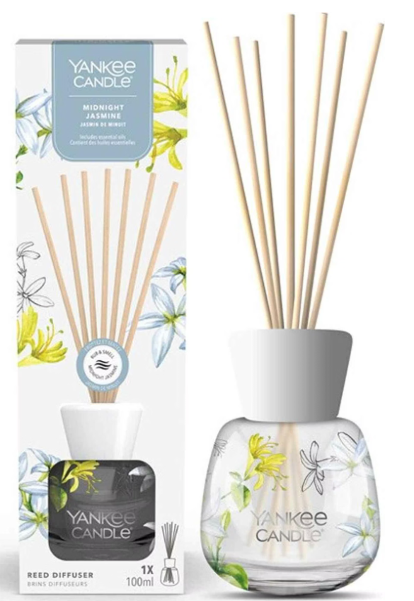 Yankee Candle Diffuser mit Duftstäbchen Midnight Jasmine (100ml)
