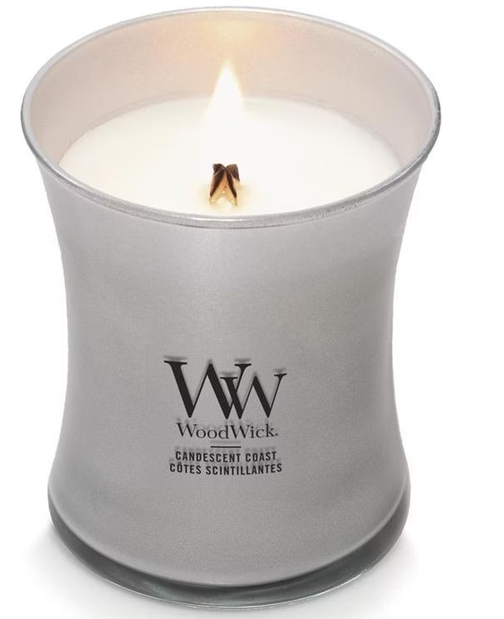 WoodWick Precious Metals Duftkerze Candescent Coast Duftkerze (275g)
