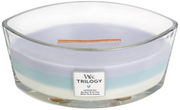 WoodWick Trilogy Ellipse Calming Retreat Duftkerze (454g)