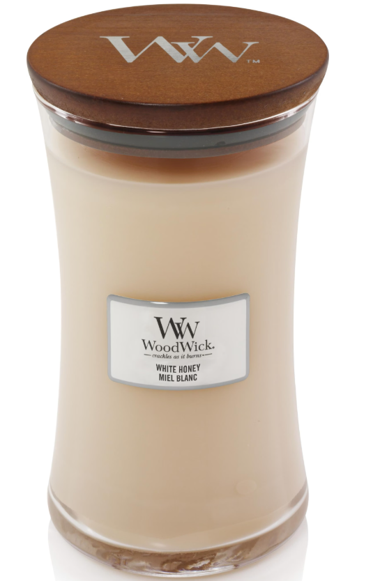 WoodWick Duftkerze White Honey (610g)