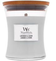 WoodWick Duftkerze Lavender & Cedar (275g)