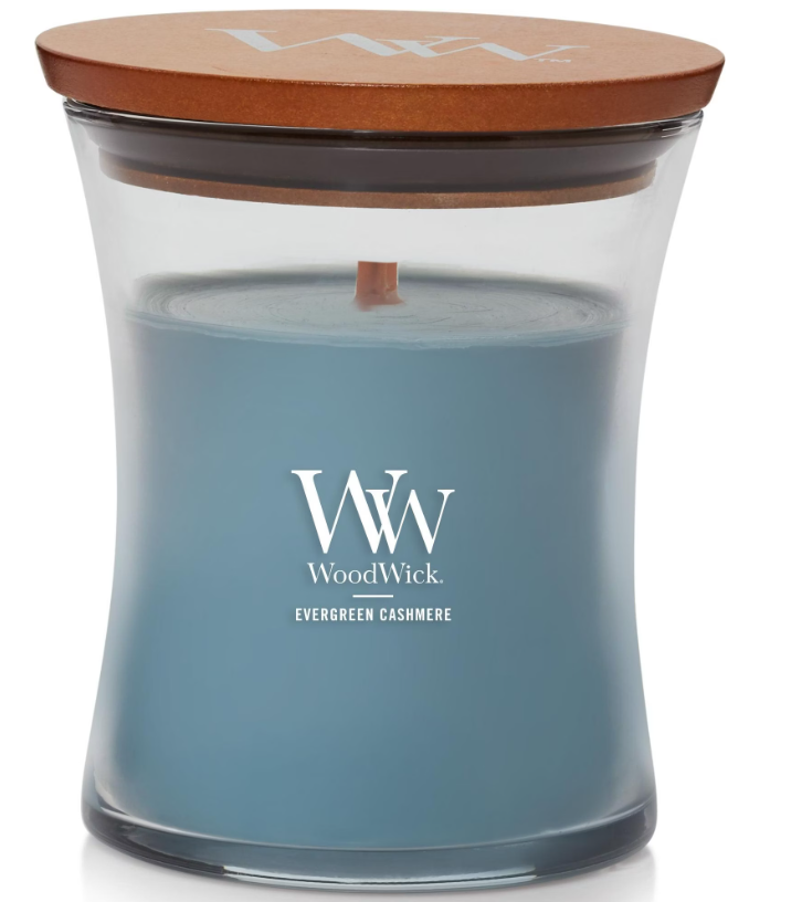 WoodWick Duftkerze Evergreen Cashmere (275g)