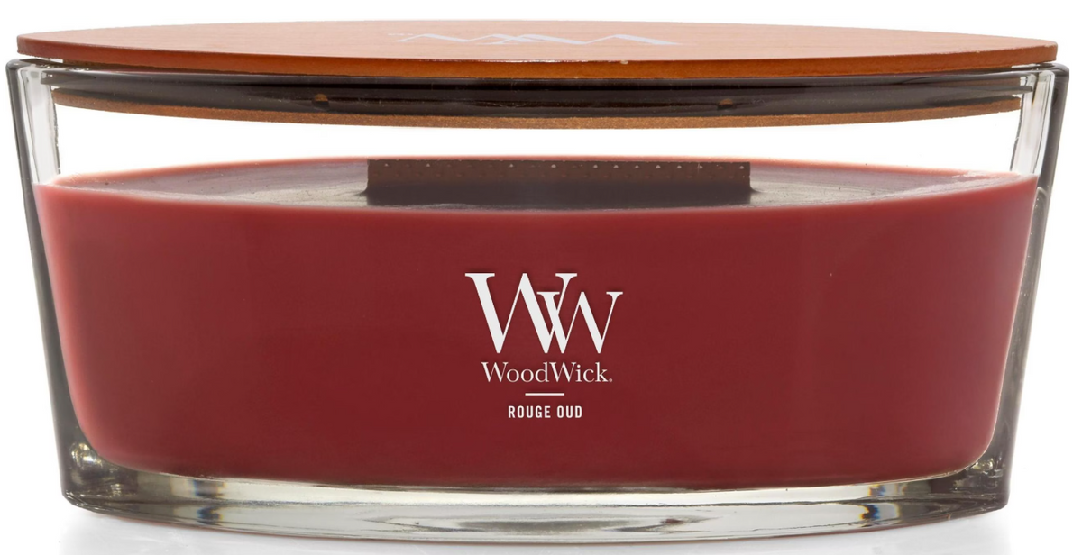 WoodWick Ellipse Duftkerze Rouge Oud (454g)