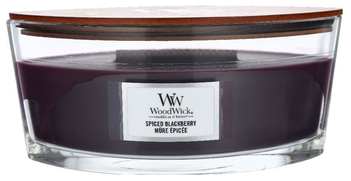 WoodWick Ellipse Duftkerze Spiced Blackberry (454g)
