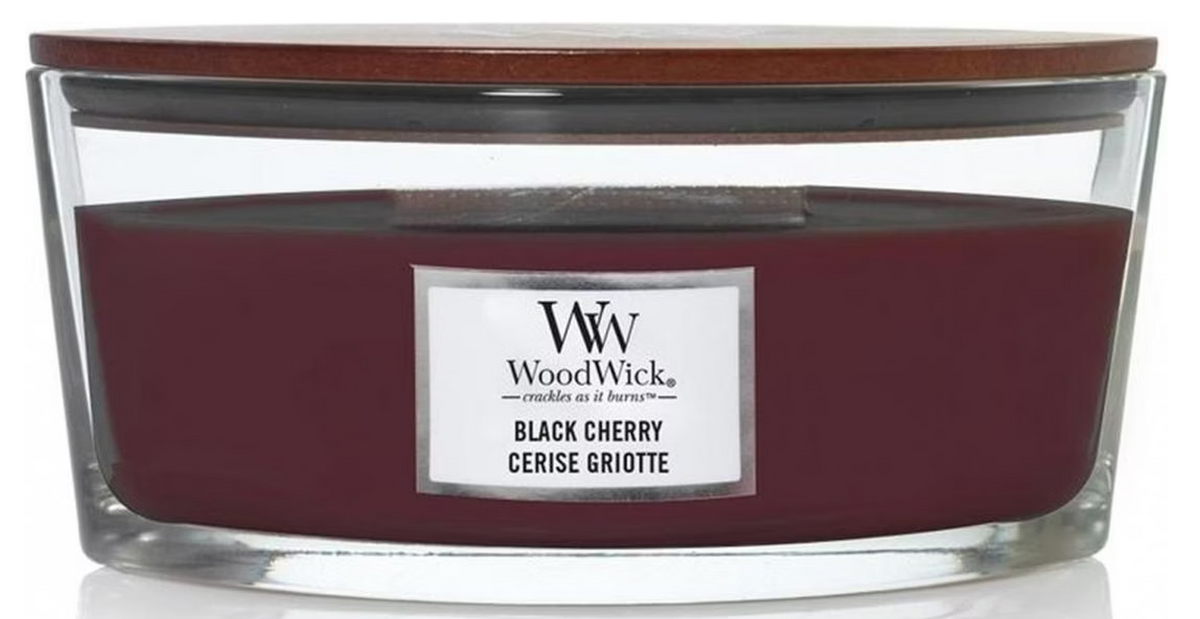 WoodWick Ellipse Duftkerze Black Cherry (454g)