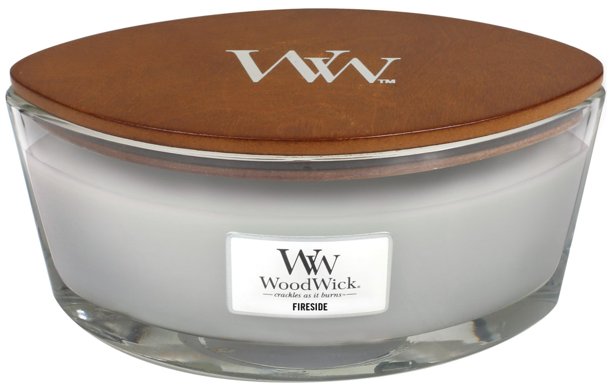 WoodWick Ellipse Duftkerze Fireside (454g)