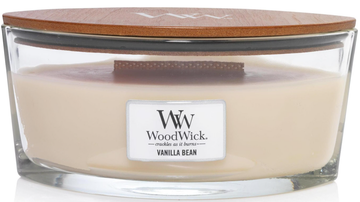 WoodWick Ellipse Duftkerze Vanilla Bean (454g)