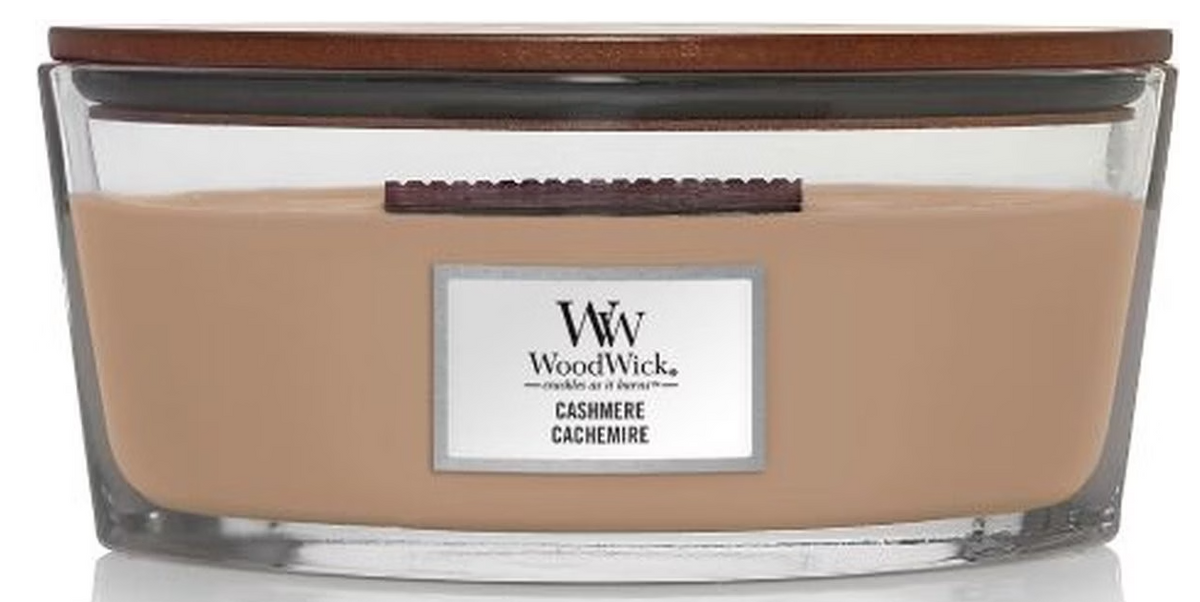WoodWick Ellipse Duftkerze Cashmere (454g)
