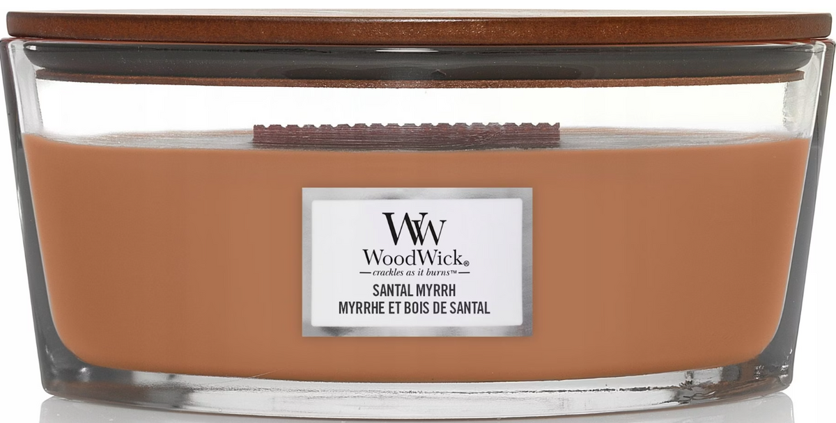 WoodWick Ellipse Duftkerze Santal Myrrh (454g)