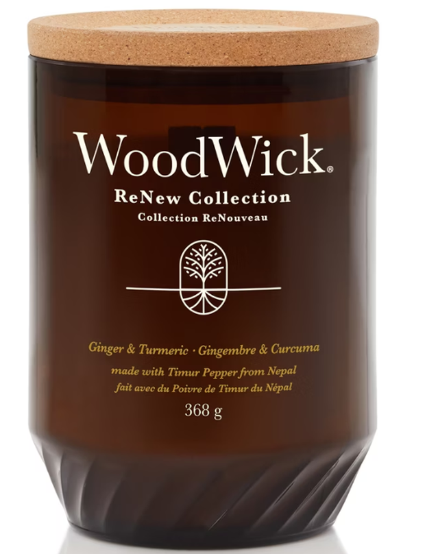 WoodWick Ginger & Turmeric ReNew Duftkerze (368g)