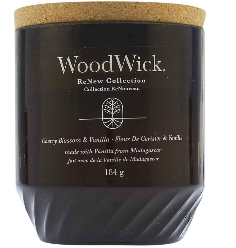 WoodWick Cherry Blossom & Vanilla ReNew Duftkerze (184g)