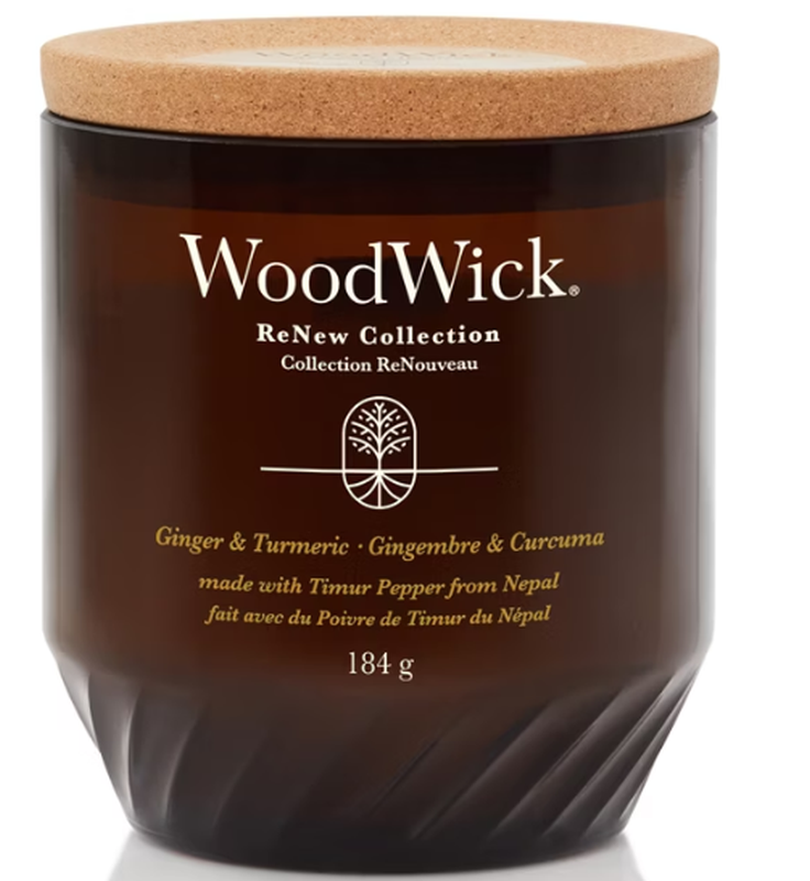 WoodWick Ginger & Turmeric ReNew Duftkerze (184g)