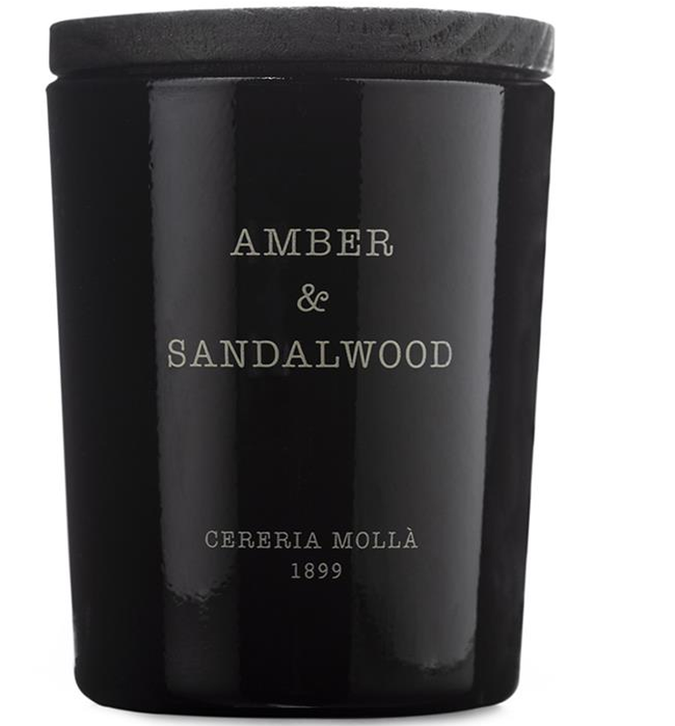 Cereria Mollá Premium Candle Amber & Sandalwood Duftkerze (70g)