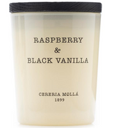 Cereria Mollá Premium Candle Raspberry & Black Vanilla Duftkerze (70g)