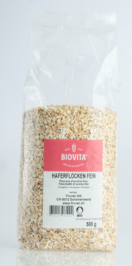 Biovita Haferflocken fein (500g)