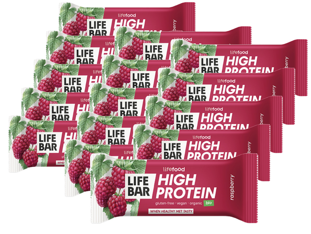 Lifefood Bio Lifebar Protein Riegel Himbeere (15x40g)