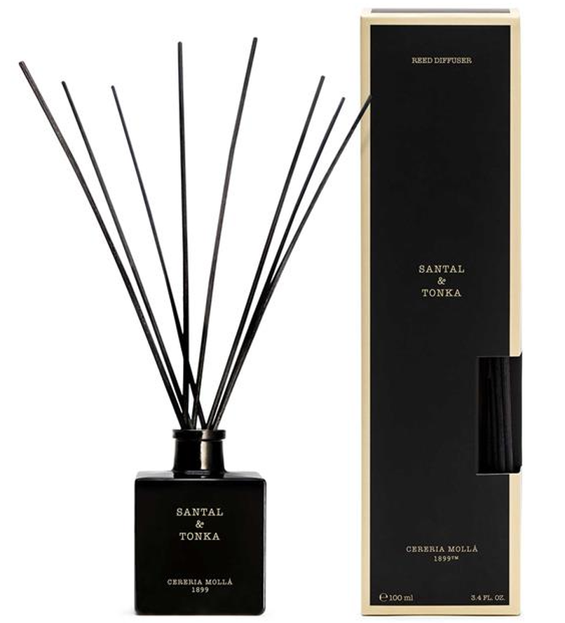 Cereria Mollá Diffuser mit Duftstäbchen Santal & Tonka (100ml)