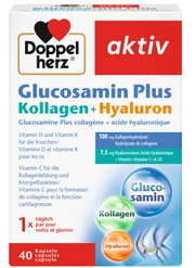 Doppelherz Glucosamin + Kollagen + Hyaluron Kapseln (40 Stk)