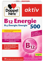 Doppelherz B12 Energie 500 Tabletten (30 Stk)
