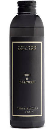 Cereria Mollá Diffuser Refill Oud & Leather (200ml)
