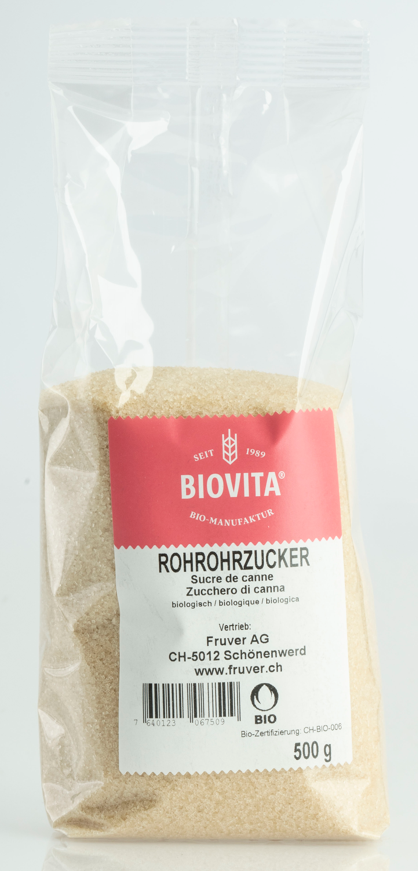 Biovita Rohrzucker roh (500g)
