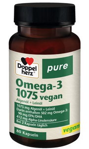 Doppelherz pure Omega-3 vegan Kapseln (80 Stk)
