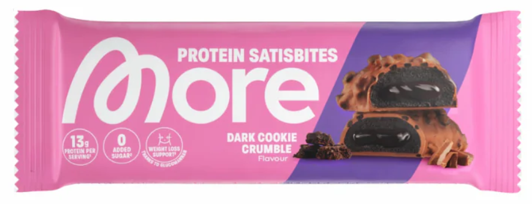 More Nutrition Protein Satisbites Dark Cookie Crumble (50g)