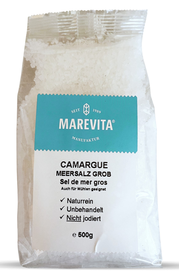 Biovita Marevita Meersalz grob Camargue, Frankreich (500g)