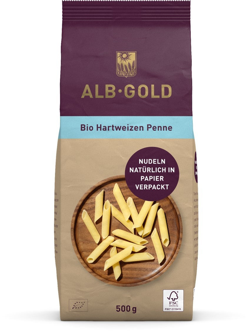 Alb Gold Bio Hartweizen Penne (500g)