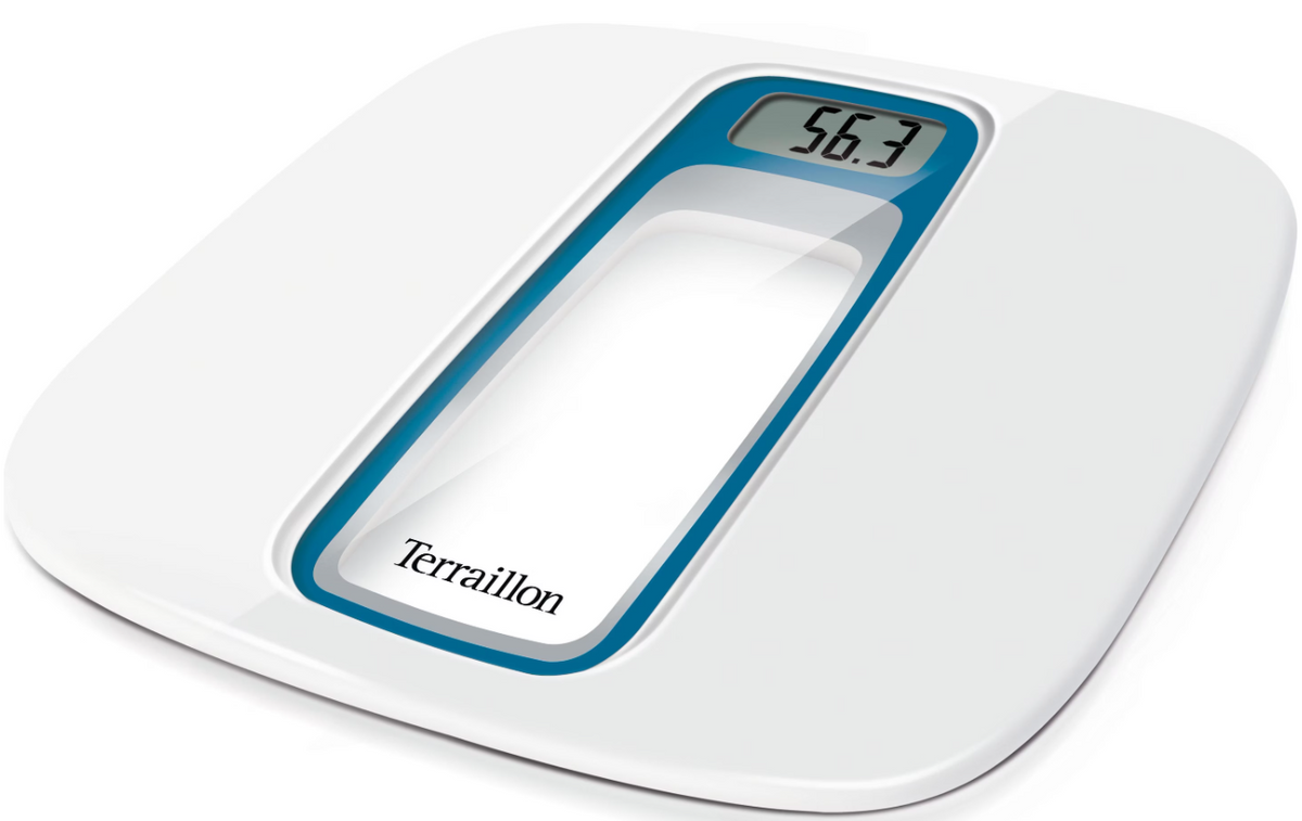Terraillon Personenwaage Window Blue Silver (1 Stk)