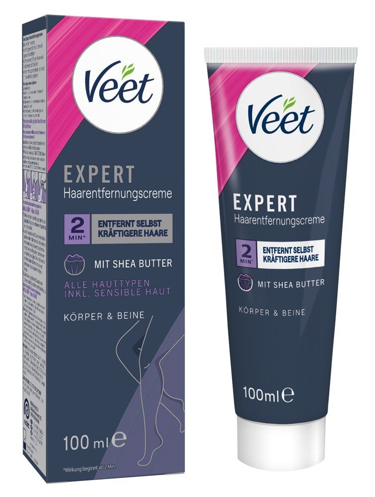 Veet EXPERT Haarentfernungscreme Körper & Beine (100ml)
