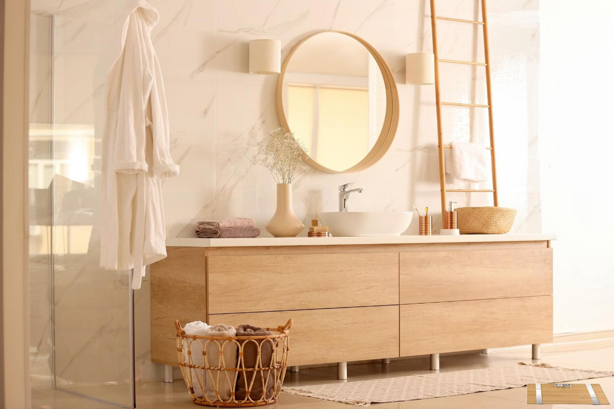 Terraillon Personenwaage Bamboo Fit (1 Stk)
