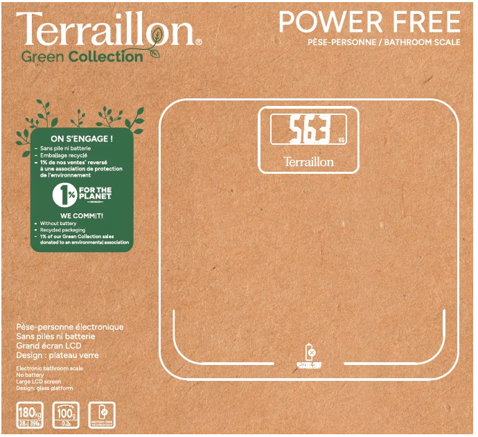 Terraillon Personenwaage Power Free (1 Stk)
