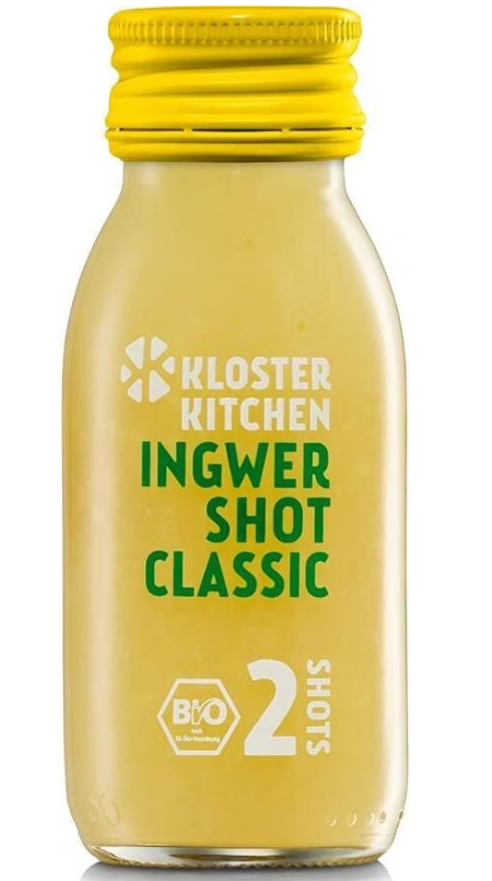 KLOSTER KITCHEN Ingwershot BIO Classic 2 Portionen (60ml)