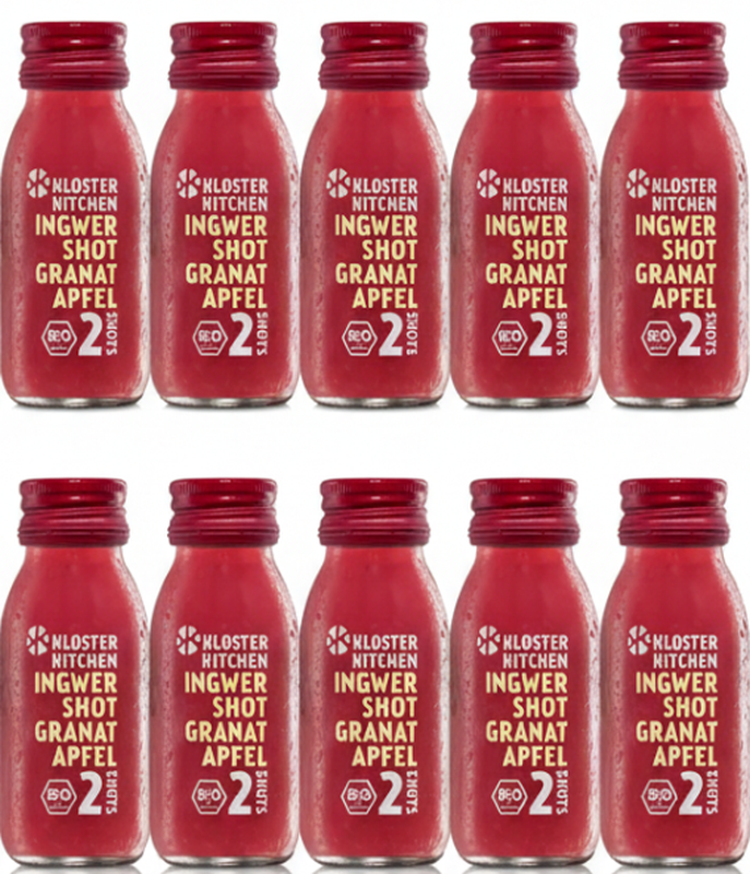 KLOSTER KITCHEN Ingwershot BIO Granatapfel 2 Portionen (10x60ml)