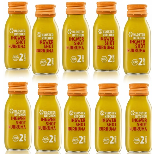 KLOSTER KITCHEN Ingwershot BIO Kurkuma 2 Portionen (10x60ml)